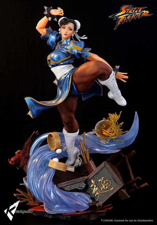 Chun-Li (The Strongest Woman In The World), Street Fighter, Kinetiquettes, Pre-Painted, 1/4